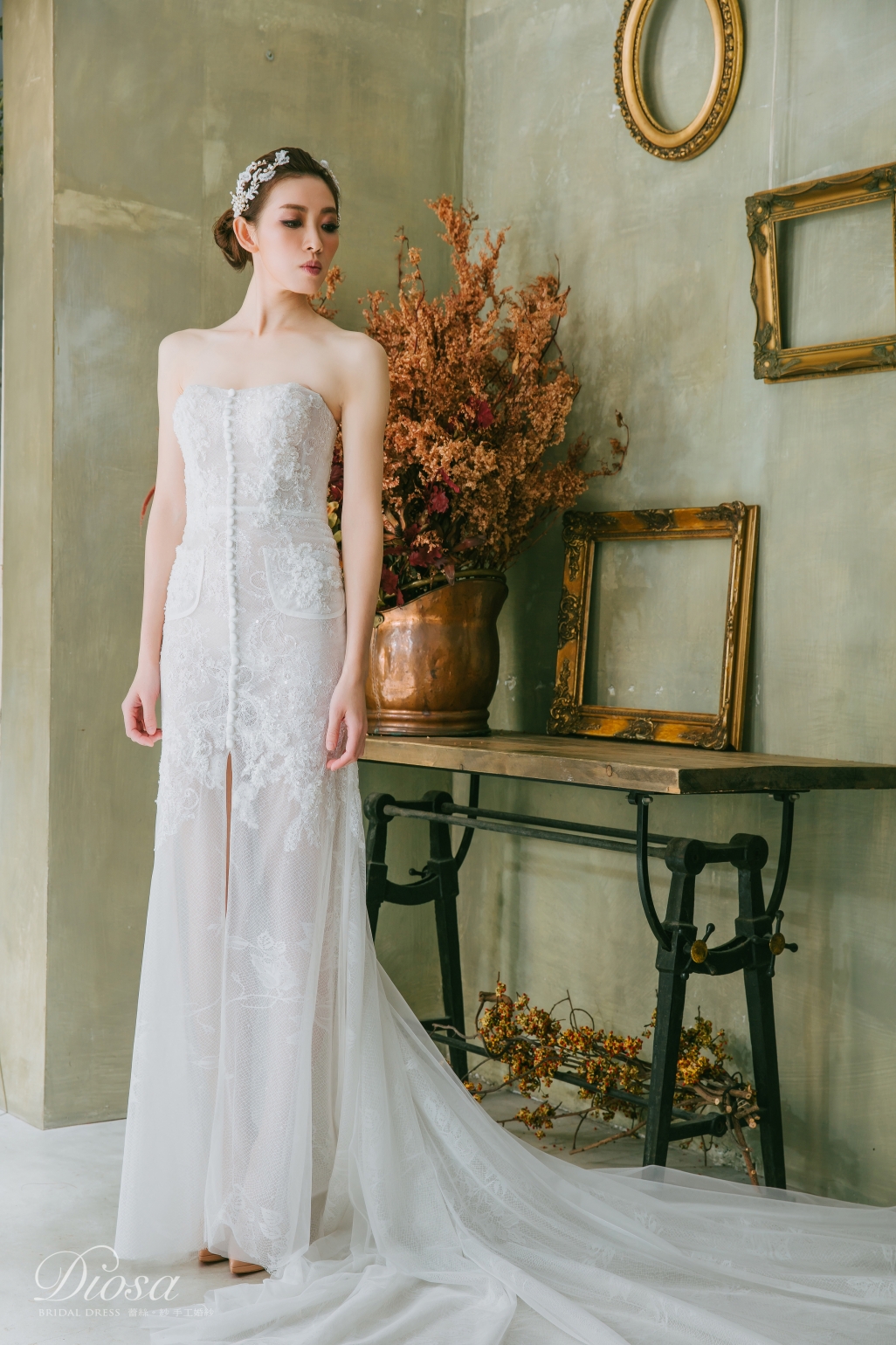 而是呼应新娘的一席美丽白纱 stylist / rita c makeup & hair 曼莉